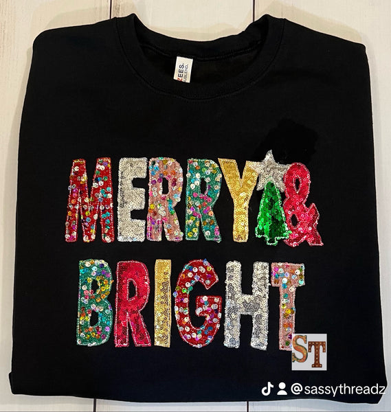 Merry and Bright Bean Stitch Applique Download